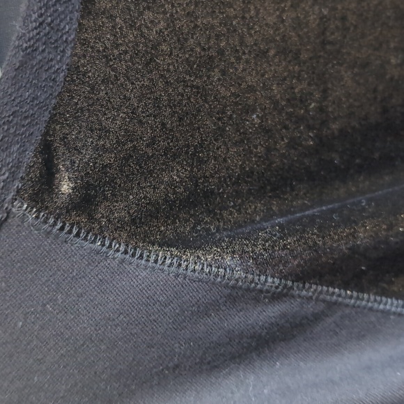 NWT Seven7 Black and Bronze Metallic Sweatshirt XL Athleisure Weekend Wear - Picture 2 of 6